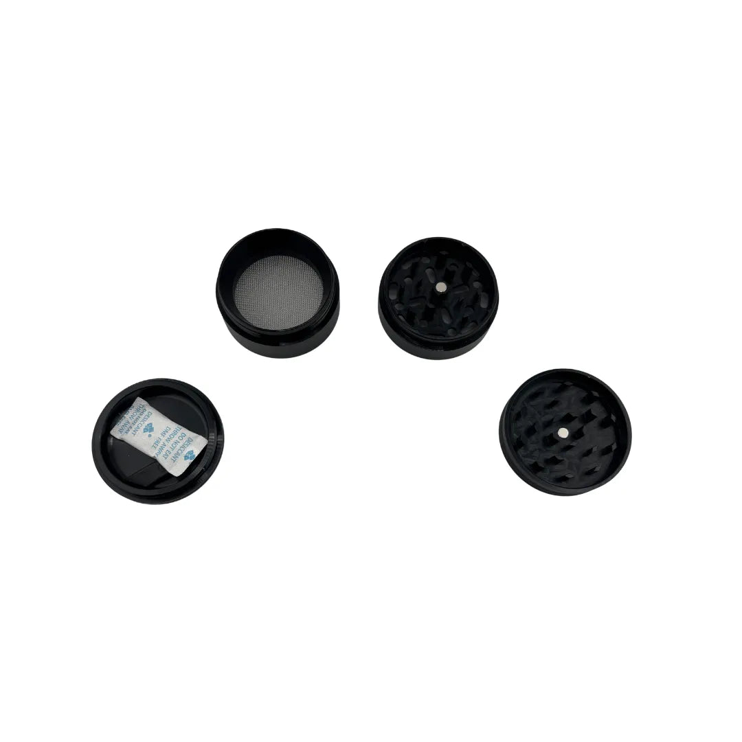 Grinder Hammer Craft x RAW rouge en aluminium 4 parties présenté dans son packaging officiel, édition Classic Rolling Papers, idéal pour accessoires CBD à Metz
