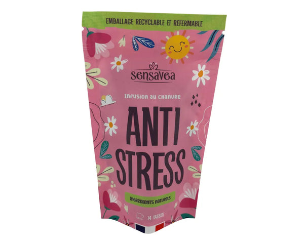 Infusion au chanvre Sensavea anti‑stress aux ingrédients naturels pour une pause détente à Metz