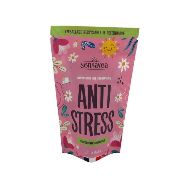 Infusion au chanvre Sensavea anti‑stress aux ingrédients naturels pour une pause détente à Metz