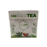 Thé CBD MediCBD Black Tea en sachets pyramidaux pour une dégustation naturelle à Metz