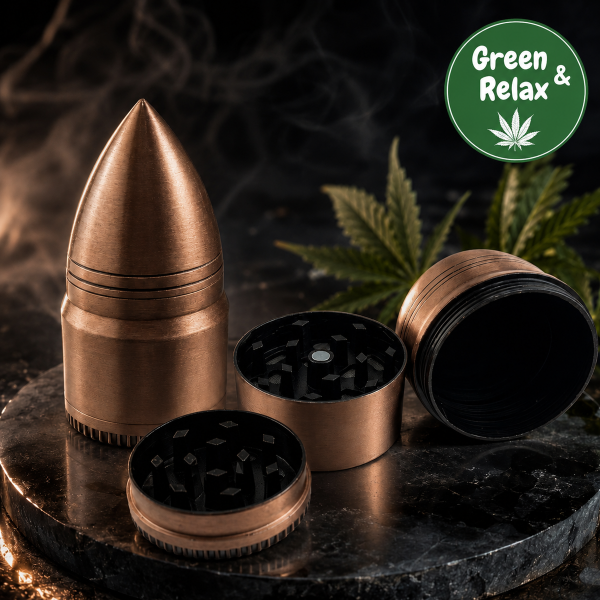 Grinder Bullet Ogive – Métal 3 Parties