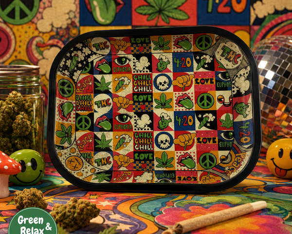 Petit Plateau Fumeur – Pop Art Euphoria