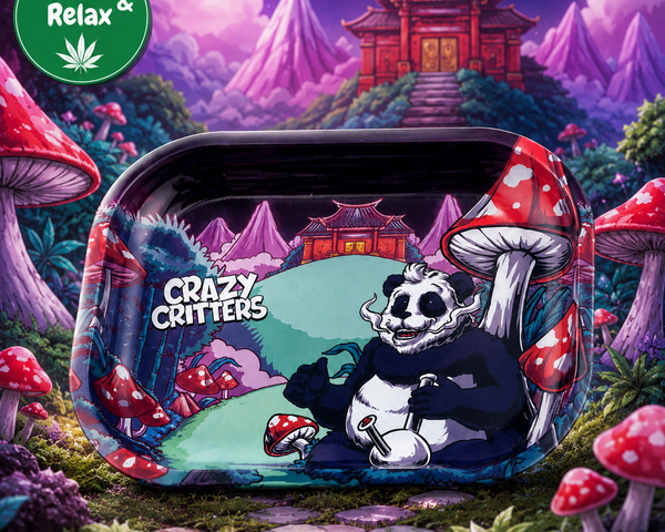 Petit Plateau Fumeur – Crazy Critters Panda