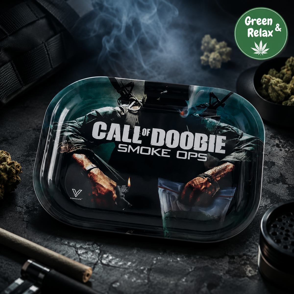 Petit Plateau Fumeur – Call of Doobie Smoke Ops