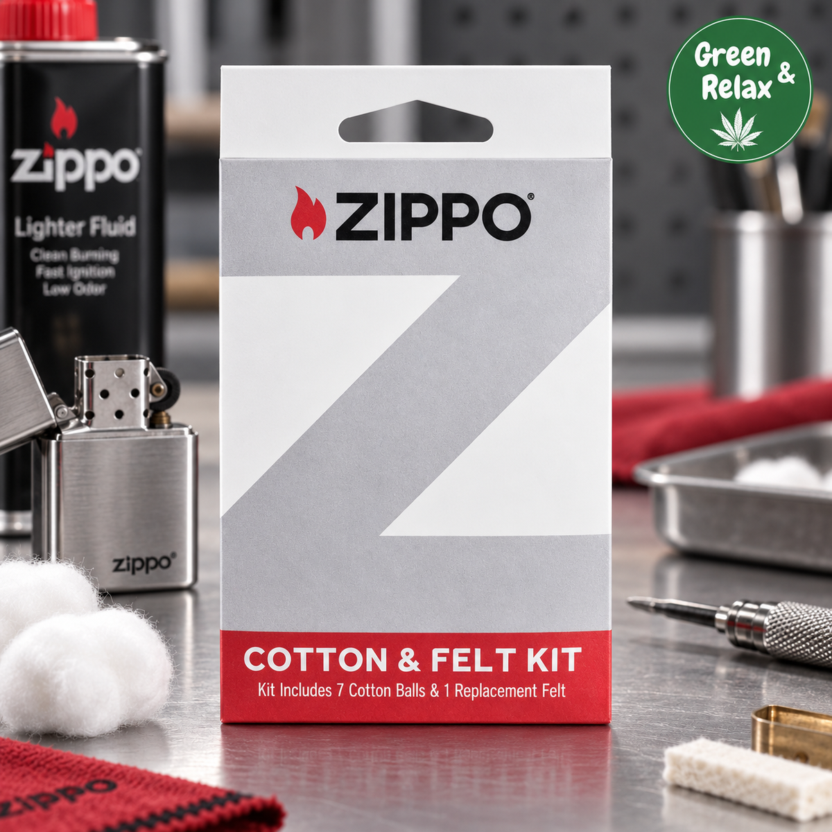 Zippo Cotton & felt kit